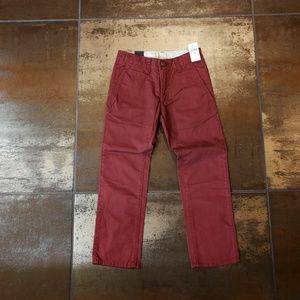 Gap 6 Regular Red Chino Pants